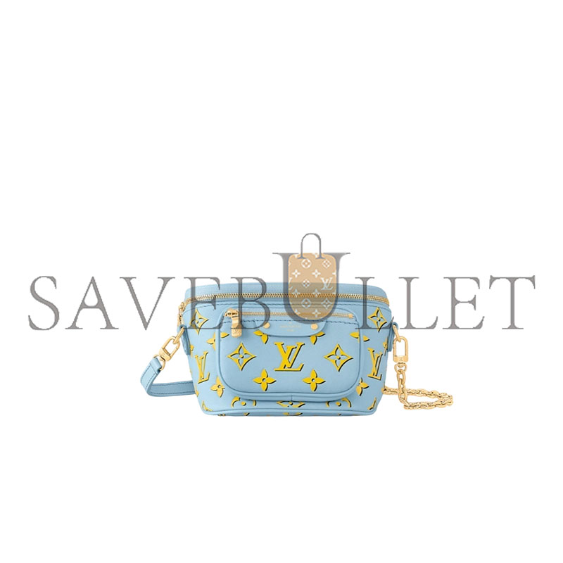 LOUIS VUITTON MONOGRAM EMPREINTE MINI BUMBAG M83694 (17*12*9.5cm)
